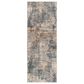 Surya Cardiff CDF-2305 Medium Gray, Light Blue, Mustard, Dark Blue, Dusty Pink and Rust 2"7" x 7"3" Runner, , large
