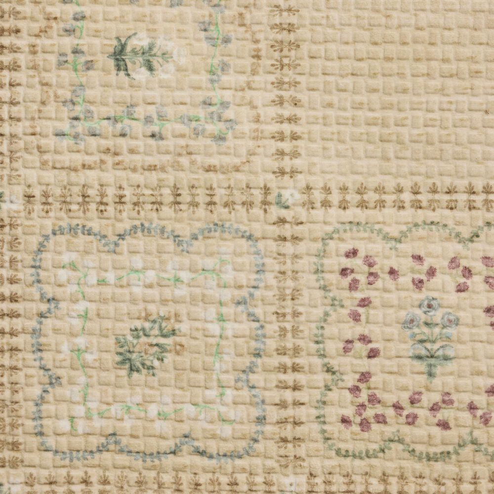 Rifle Paper Co. x Loloi Orchard Natural and Multicolor 2'3" x 3'9" Area Rug, , large
