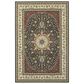 Oriental Weavers Kashan 119U 9"10" x 12"10" Navy Area Rug, , large