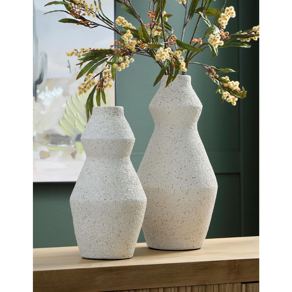 Ashley Dawthorne 13.5" Vase in Cream, , large