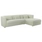 Tov Furniture Callie RAF Sectional in Cream Velvet, , large
