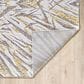 Kas Oriental Rugs Luna Illusions 5"3" x 7"7" Ivory and Gold Area Rug, , large