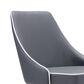 Zuo Modern Moor Counter Chair in Dark Gray/Brown, , large