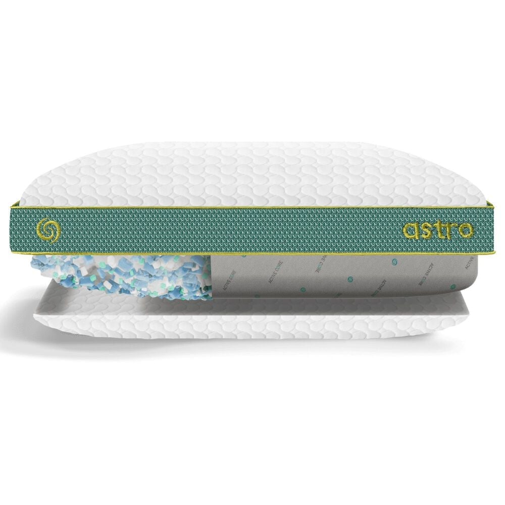 Bedgear Astro Kids Pillow with Pillowcase in White, , large