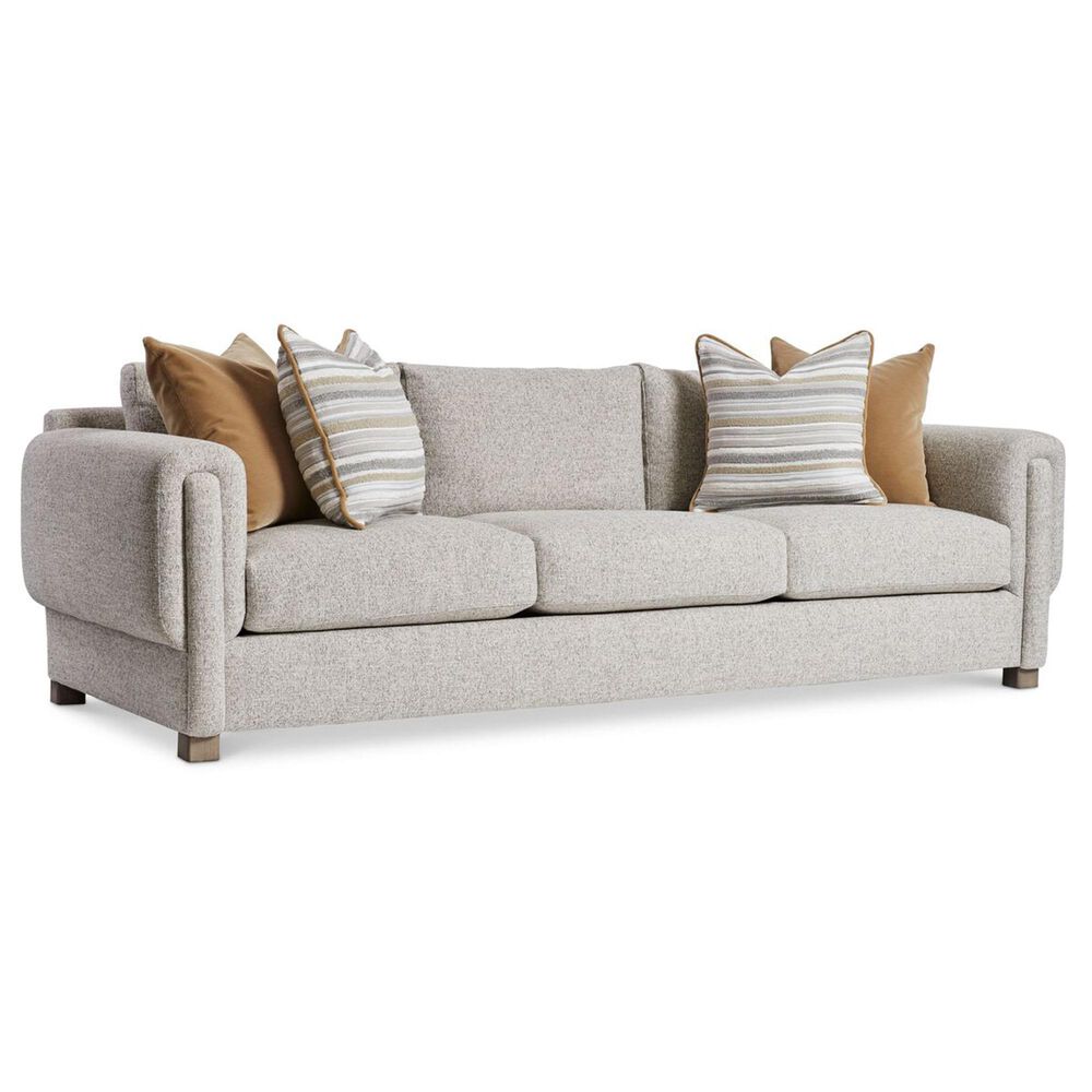 Bernhardt Tori Stationary Fabric Sofa in Heather Brown, , large