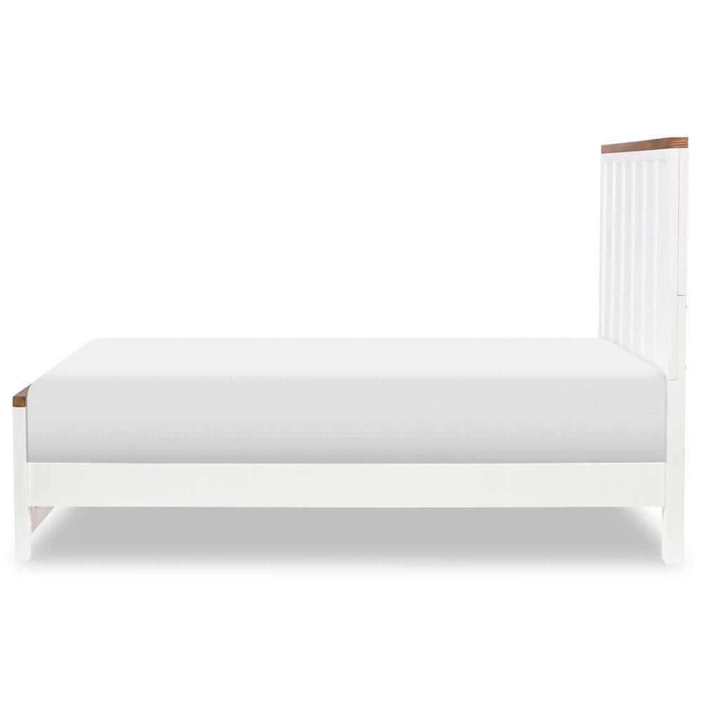 Legacy Classic Dutton Full Platform Bed in Natural White and Toasted Coconut, , large