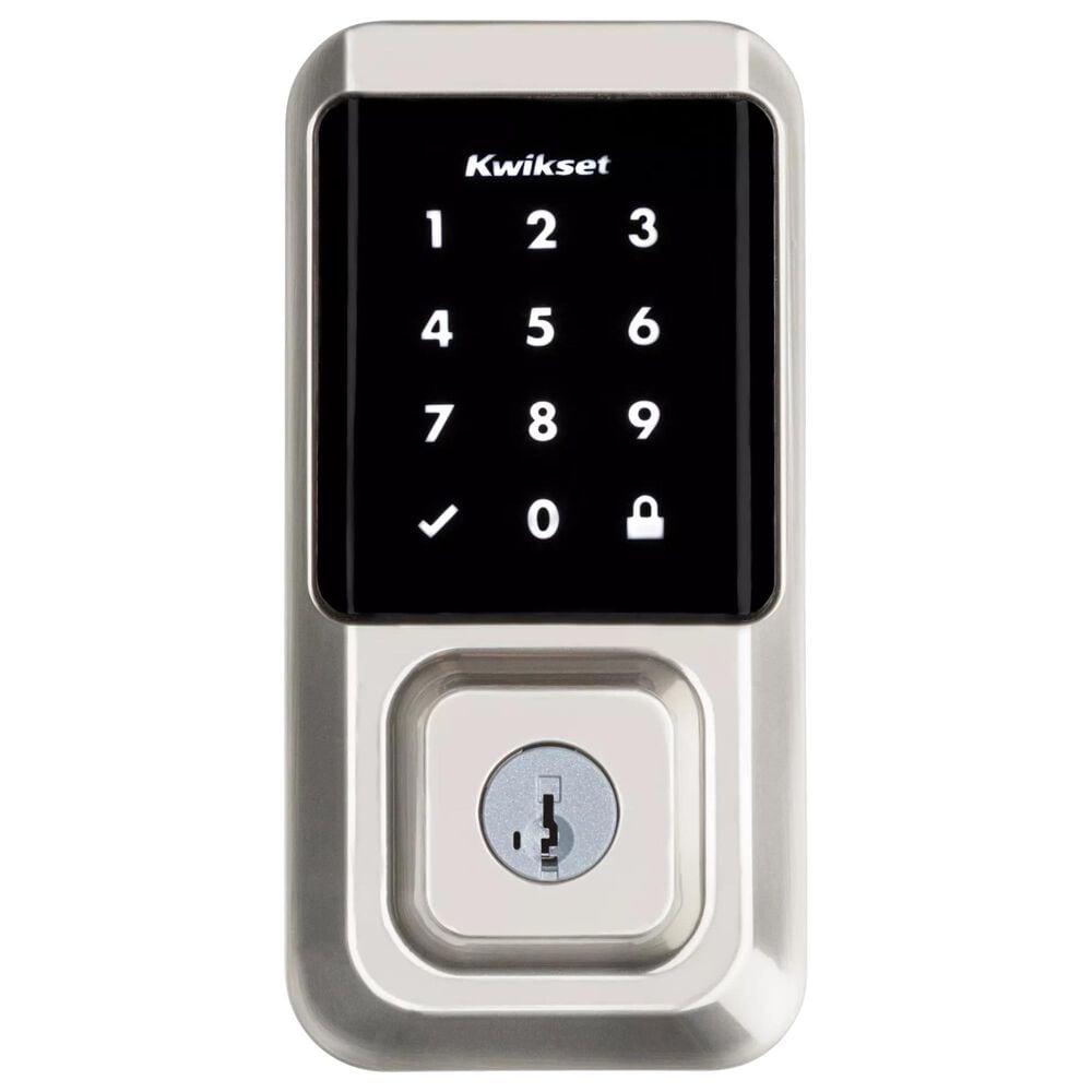 Kwikset Halo Touchscreen Wi-Fi Enabled Smart Lock in Satin Nickel, , large