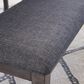 Ashley Bridson 6-Piece Rectangular Dining Set in Gray, , large