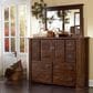Tiddal Home Trestlewood 3-Piece Queen Poster Bedroom Set in Mesquite Pine, , large