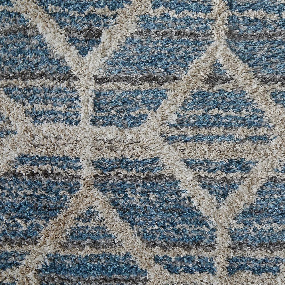 Feizy Mynka 2&#39;6&quot; x 8&#39; Blue Runner, , large
