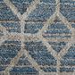 Feizy Mynka 2"6" x 8" Blue Runner, , large