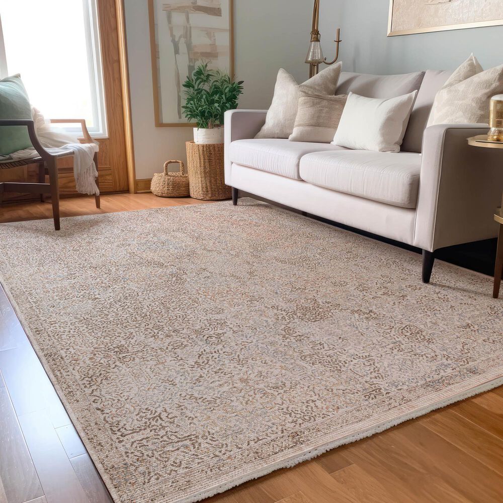 Dalyn Rug Company Vienna VI5 3&#39; x 5&#39; Ivory Area Rug, , large