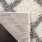 Safavieh Dallas Shag SGD258F-214 2"3" x 14" Ivory/Grey Runner, , large