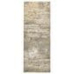 Feizy Aura 3567F 2"10" x 7"10" Beige and Gold Runner, , large