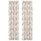 Royal Court Rosemary 84" x 41" Window Panel Pair in White and Pink, , large