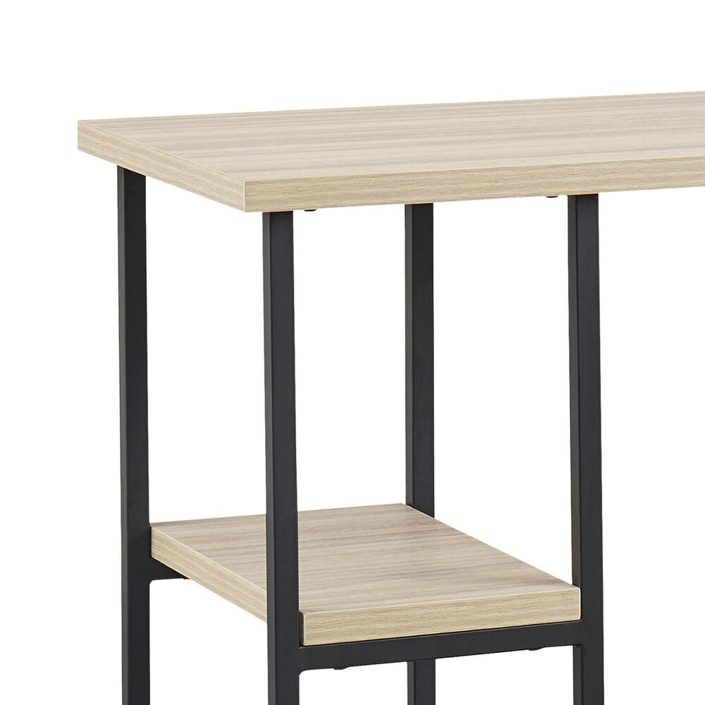 Ashley Waylowe 48&quot; Writing Desk in Natural and Black, , large