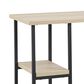 Ashley Waylowe 48" Writing Desk in Natural and Black, , large