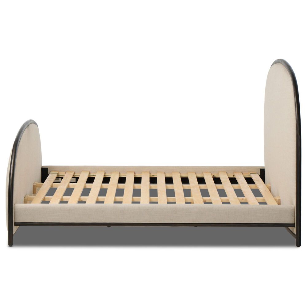 Four Hands Lamont Queen Platform Panel Bed in Savory Parchment, , large