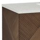 James Martin Vanities Marcello 48" Wall Mounted Single Bathroom Vanity in Chestnut with 3 cm Lime Delight Quartz Top and Rectangular Sink, , large