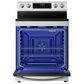 Midea 30" Freestanding Electric Range with 5 Burners and Air Fry in Stainless Steel, , large