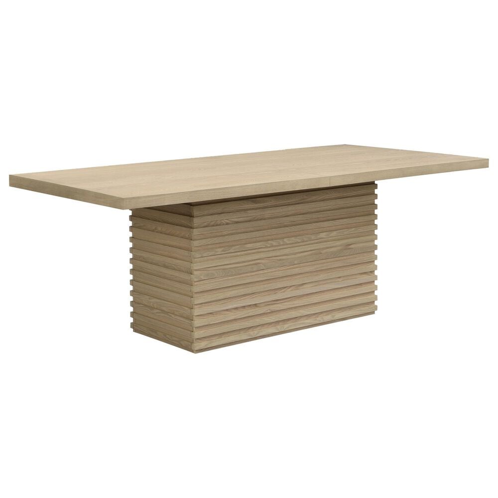 Hearth and Haven Dining Table in Light Natural - Table Only, , large