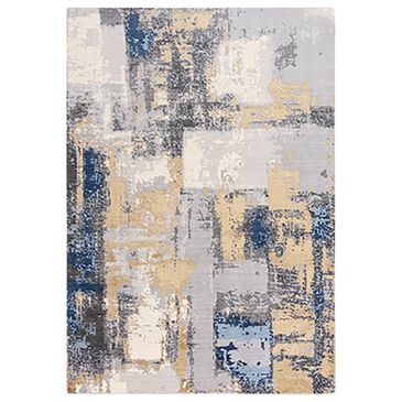 RIZZY Bolero BOL725 2"6" x 8" Ivory, Beige, Blue and Light Gray Runner, , large