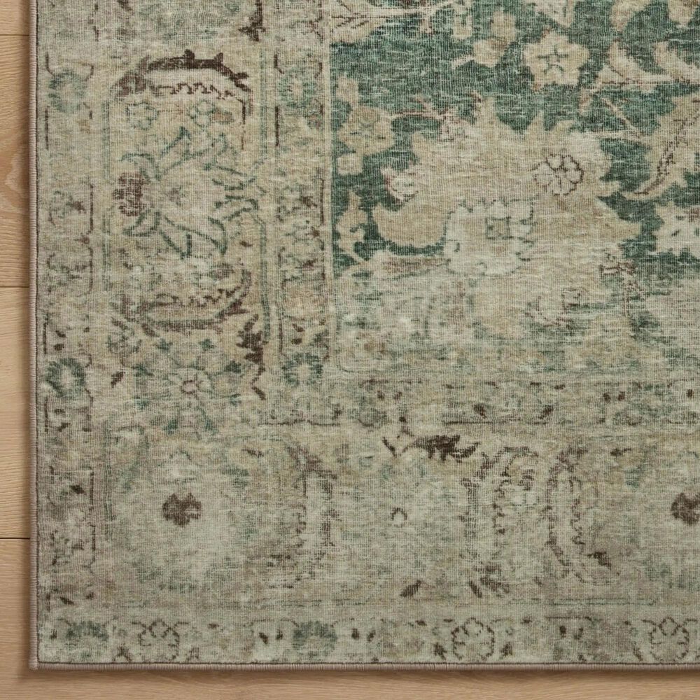 Magnolia Home Sinclair 2&#39;3&quot; x 7&#39;6&quot; Jade and Sand Runner, , large