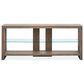 Nicolette Home Conway Console Sofa Table in Spiced Brown, , large