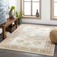 Surya Bodrum BDM-2313 7"10" x 10" Ivory, Saffron, Gray, Aqua, Camel and Coral Area Rug, , large
