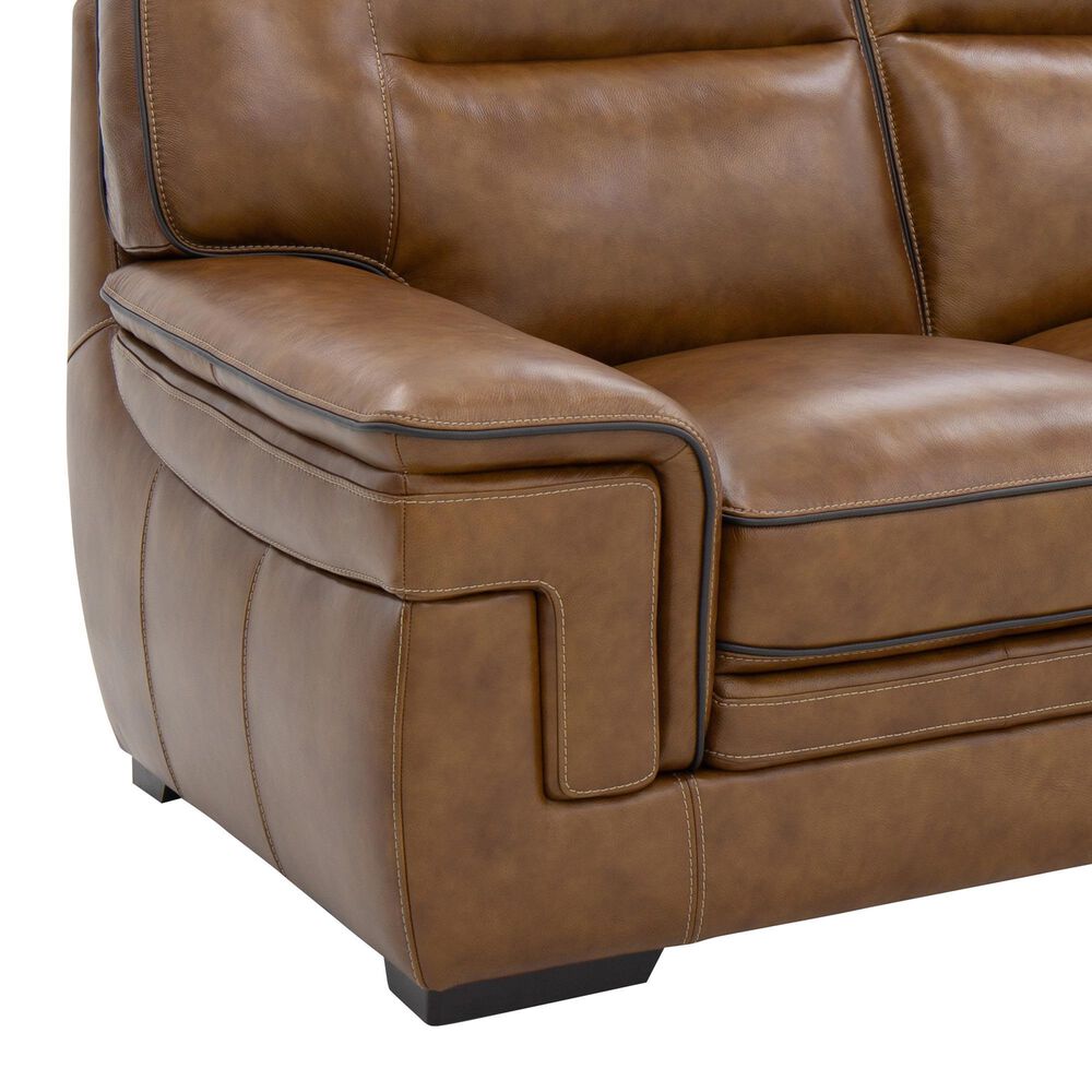 MotoMotion Gibson Stationary Loveseat in Venetian Honey, , large