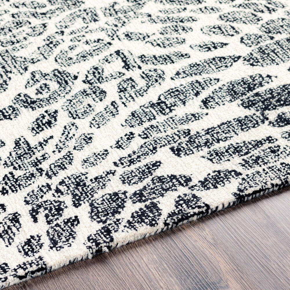 Surya Maroc MAR-2323 9&#39; x 12&#39; Black and Beige Area Rug, , large