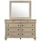 Belle Furnishings Rustic Traditions 8-Drawer Dresser with Mirror in Saddle Tan, , large