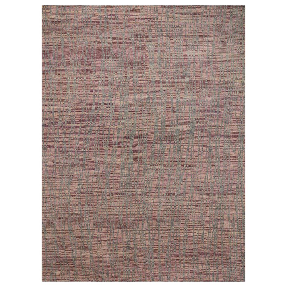 Loloi Daphne 2" x 3" Raspberry and Silver Area Rug, , large