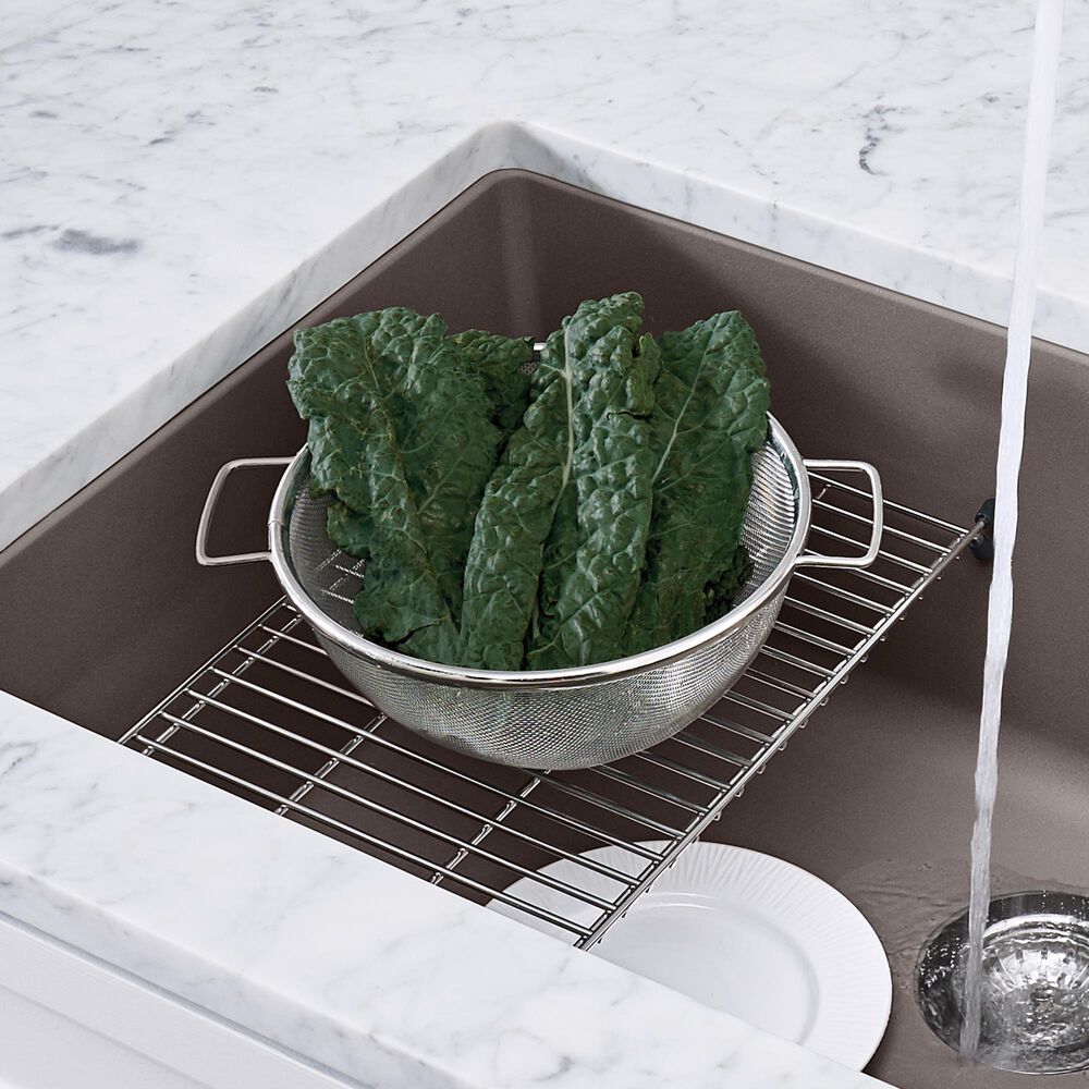 Blanco Precis Bottom Grid for 60/40 and 50/50 Sinks in Stainless Steel, , large