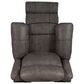 Linon Home Decor Gideon Manual Recliner in Stone Grey, , large