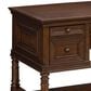 Riva Ridge Arlington Half Pedestal Desk in Classis Brown, , large