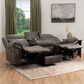 Linon Home Decor Galloway Manual Sofa in Stone Gray, , large