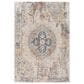 Surya Laila  2"7" x 10" Orange, Teal, Sage, Gray, Cream and Saffron Runner, , large