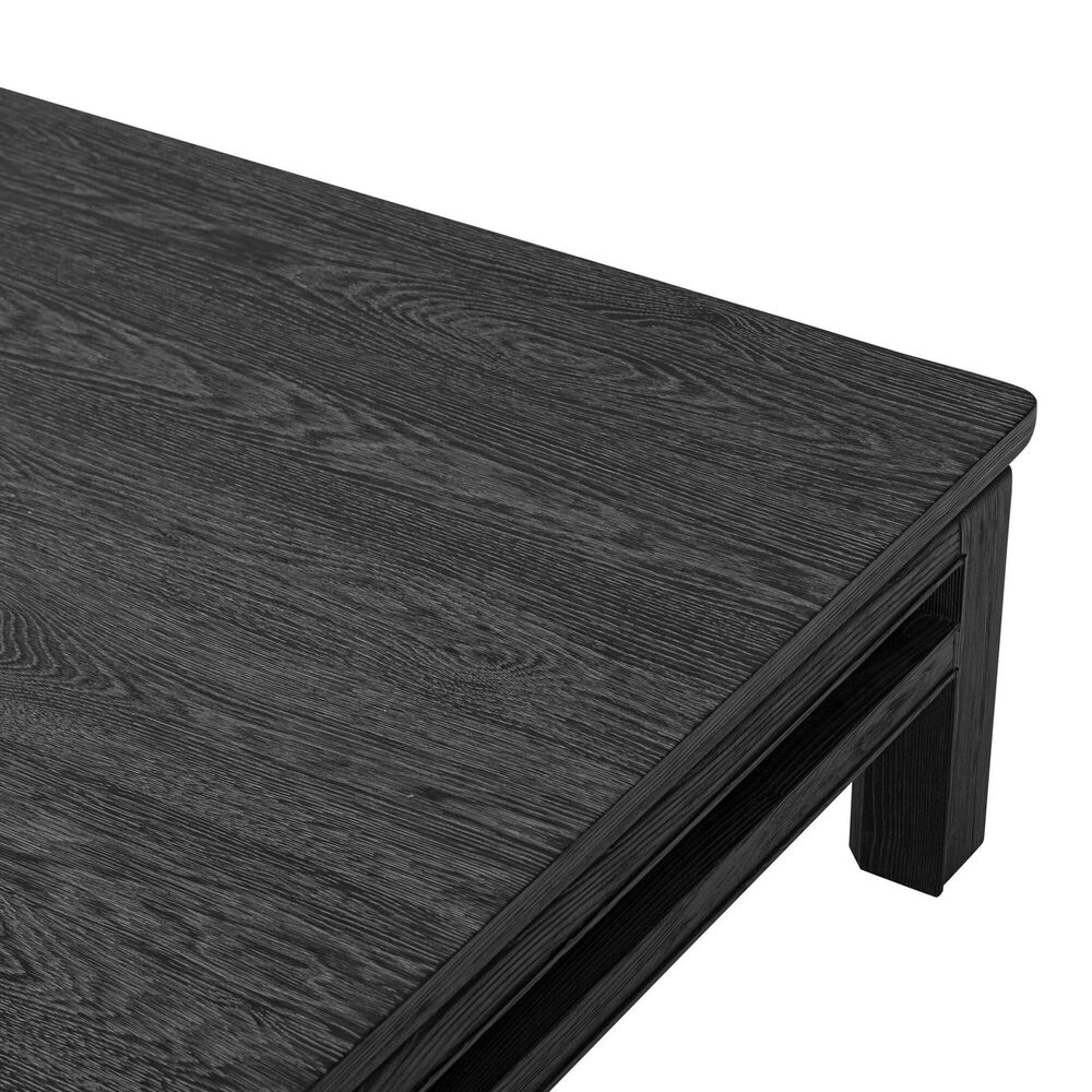 Four Hands Oman Coffee Table in Rustic Black, , large