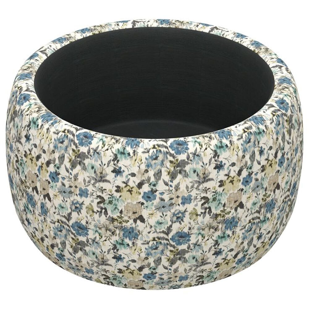 Emerald Home Furnishings Cecily Storage Ottoman in Blue Meadow, , large