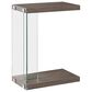 Pacific Landing Accent Table in Weathered Grey and Clear, , large