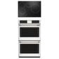 Cafe 2-Piece Kitchen Package with Matte White 30" Smart Built-In Convection Double Wall Oven and Black 30" Touch Control Induction Cooktop, , large