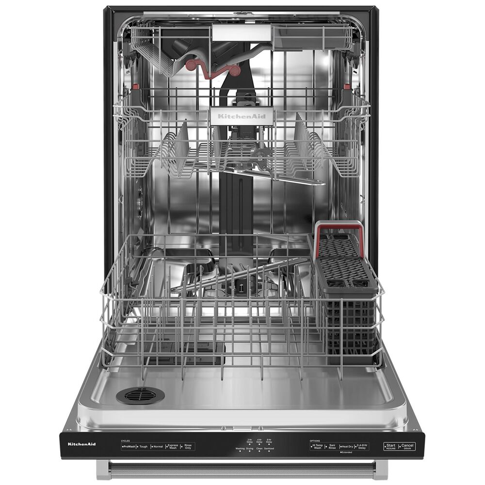 KitchenAid 24&quot; Built-In Bar Handle Dishwasher with FreeFlex 3rd Rack and Top Control in PrintShield Stainless Steel, , large