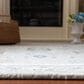 Safavieh Micro-Loop MLP505F 7" Square Light Grey and Ivory Area Rug, , large