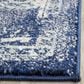 Safavieh Evoke EVK256A 2"2" x 5" Navy and Ivory Runner, , large