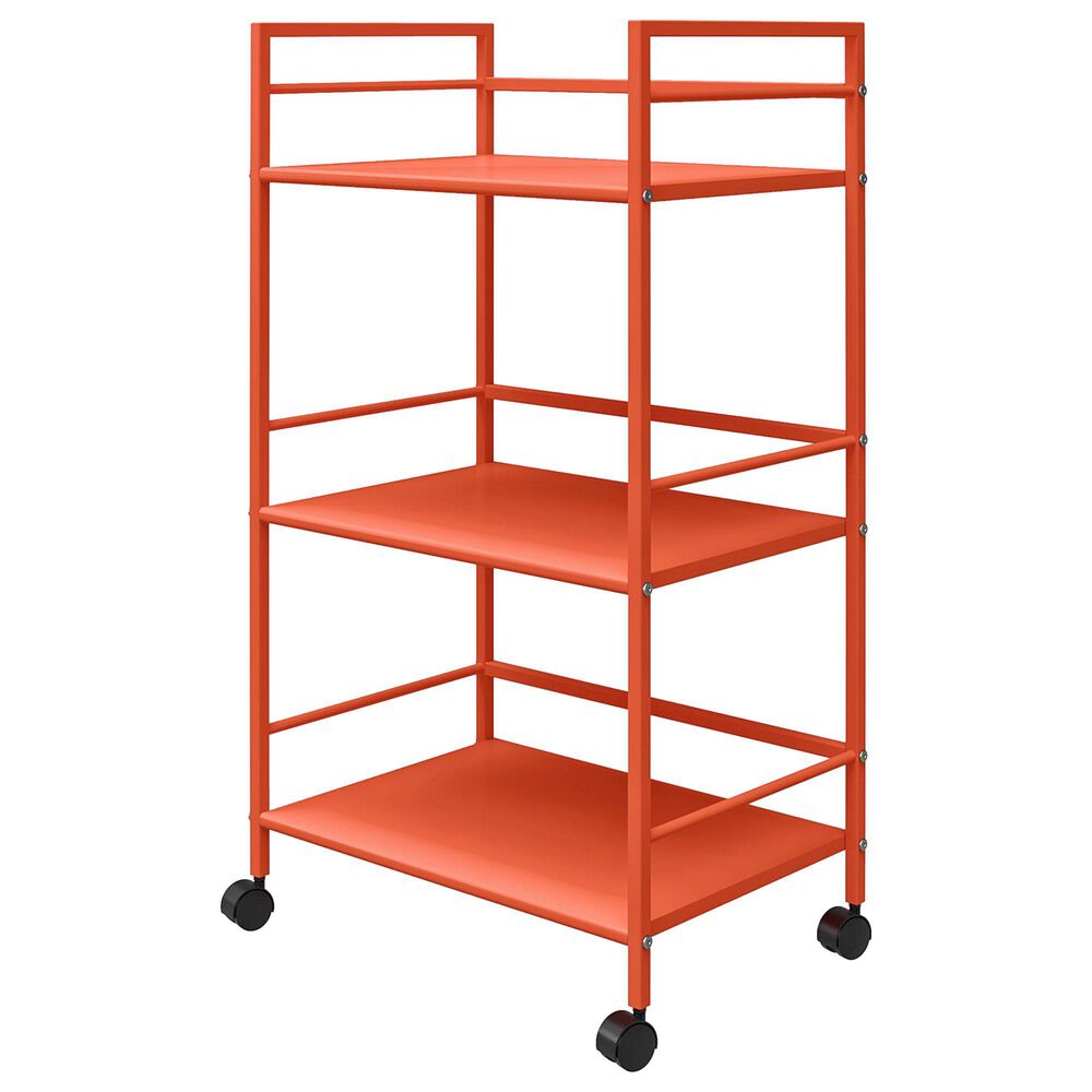 DHP Cache Rolling Cart in Orange, , large