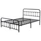 HOMLUX Full Metal Bed Frame in Black, , large