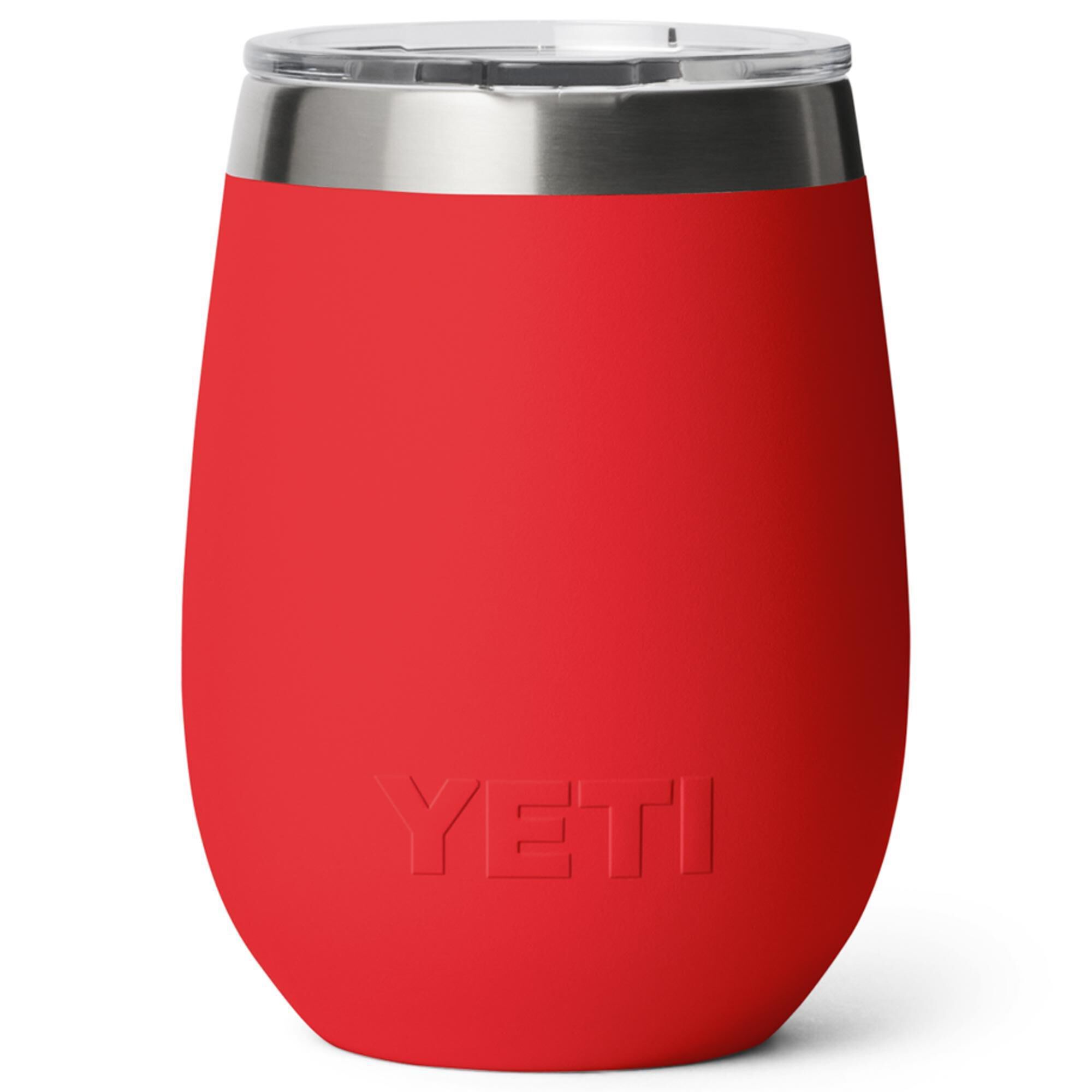 YETI Rambler 10 Oz Wine Tumbler with MagSlider Lid in Rescue Red