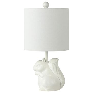 Safavieh Sunny Squirrel Table Lamp in White, , large