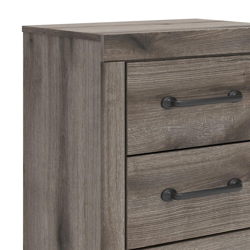 Ashley Graystorm 2-Drawer Nightstand in Weathered Gray, , large